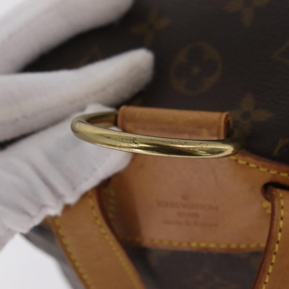 Louis Vuitton Vintage Montsouris Monogram Canvas Brown Canvas Backpack Bag (Pre-Owned)