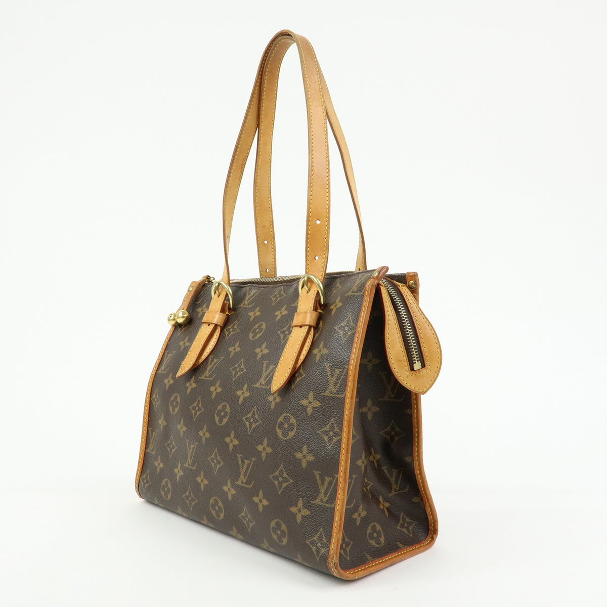 Louis Vuitton Popincourt Monogram Canvas Brown Canvas Shoulder Bag Bag (Pre-Owned)