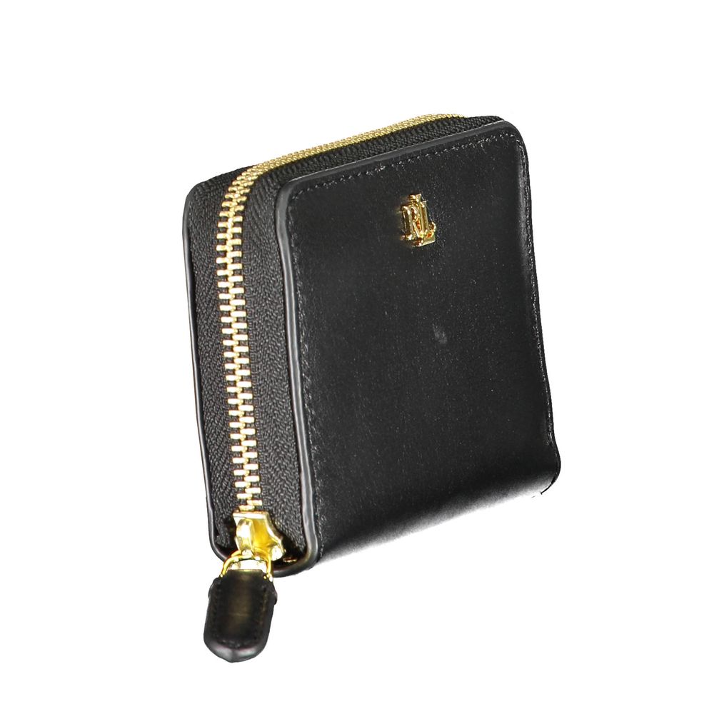 Ralph Lauren Black Leather Women's Wallet