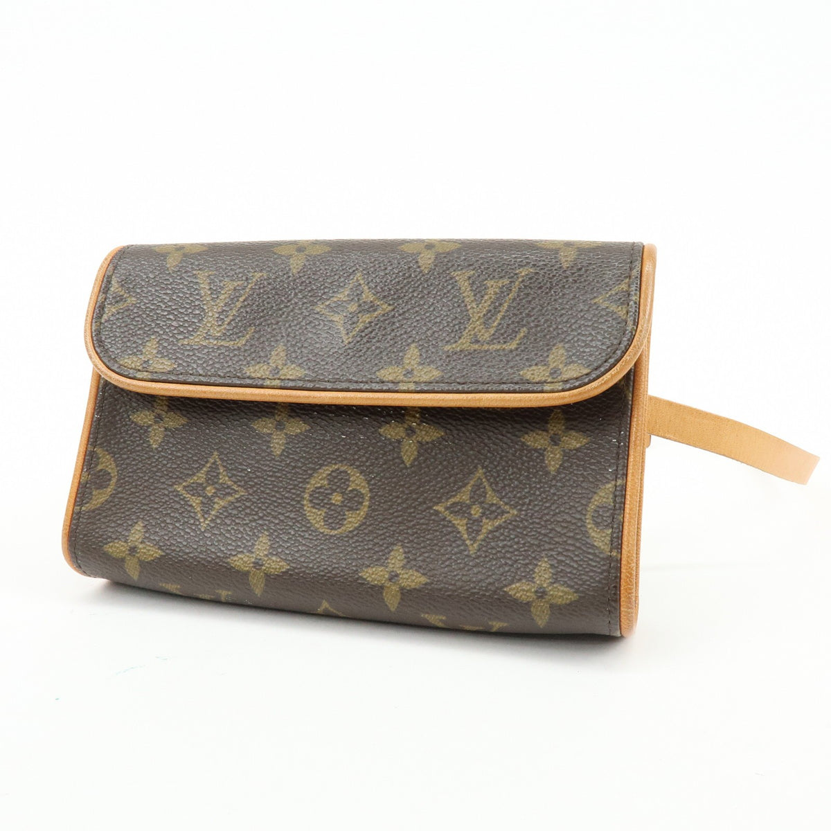 Louis Vuitton Florentine Waist Monogram Canvas Brown Canvas Handbag (Pre-Owned)