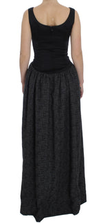 Dolce & Gabbana Elegant Black Full-Length Sheath Women's Dress
