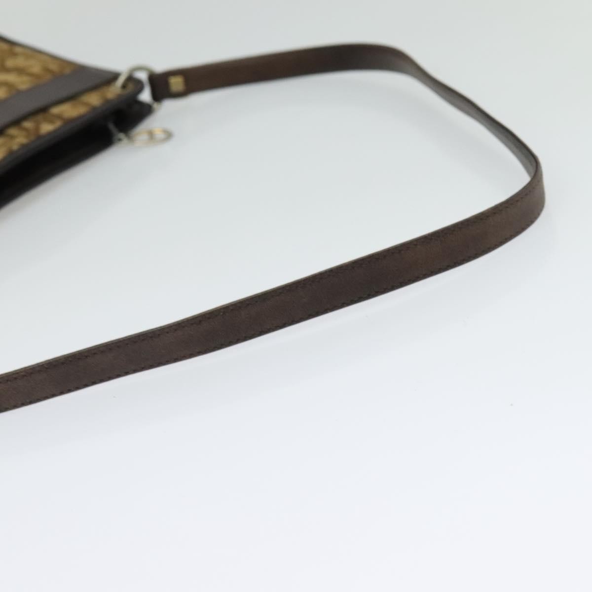 Christian Dior Vintage Trotter Canvas Brown Canvas Shoulder Bag Bag (Pre-Owned)