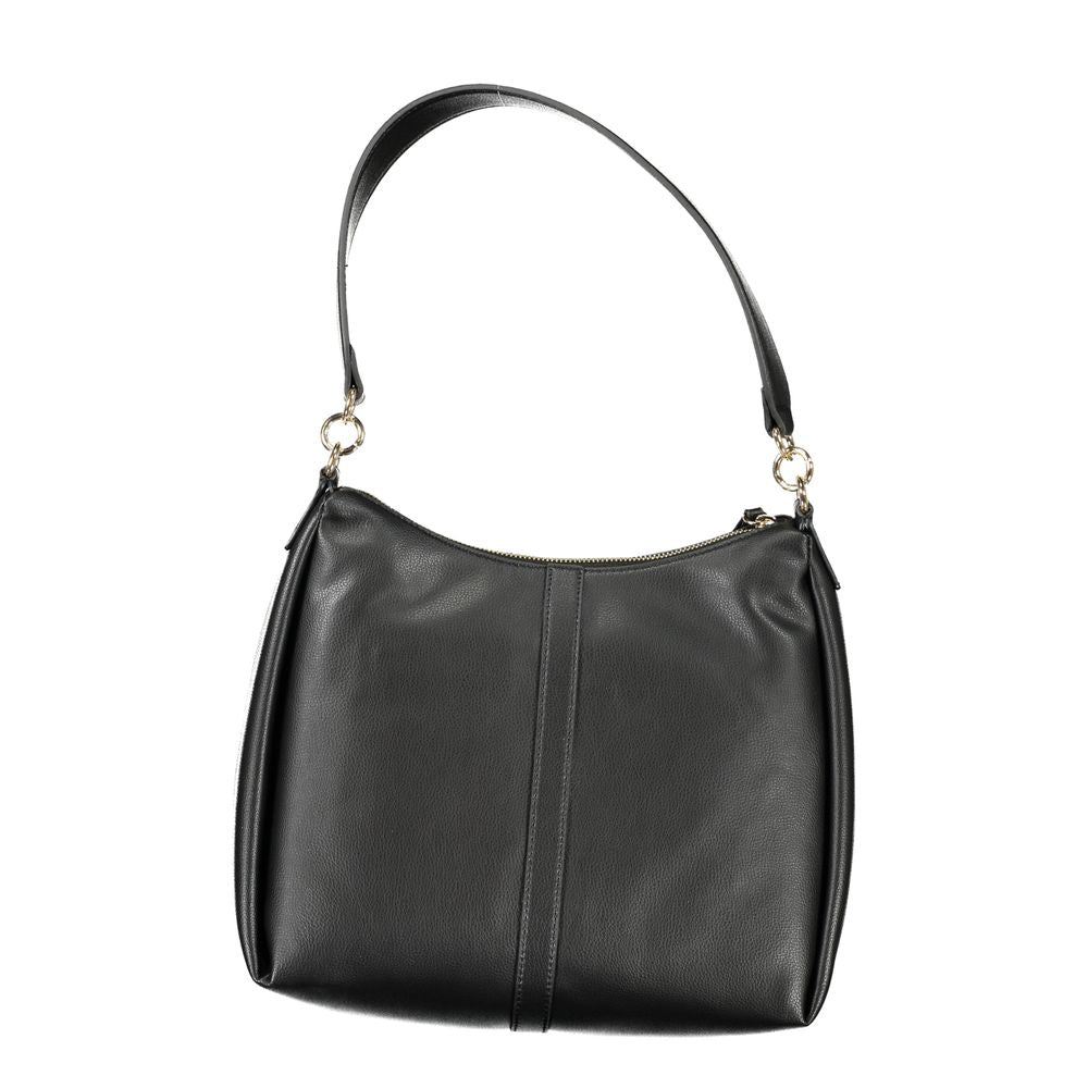 Tommy Hilfiger Black Polyester Women Shoulder Women's Bag