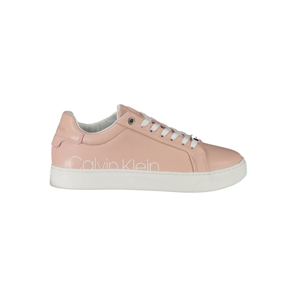 Calvin Klein Rosa Leather Women Women's Sneaker