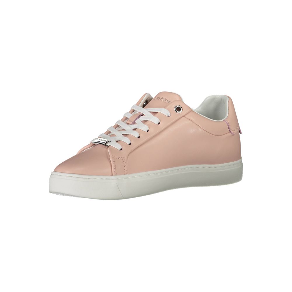Calvin Klein Rosa Leather Women Women's Sneaker