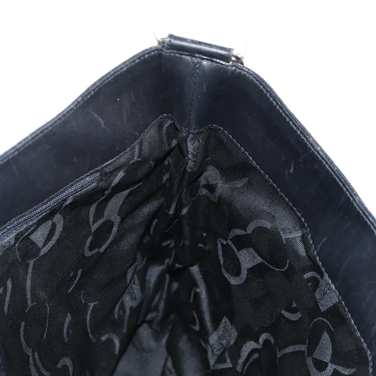 Salvatore Ferragamo Vala Nylon Black Canvas Shoulder Bag Bag (Pre-Owned)