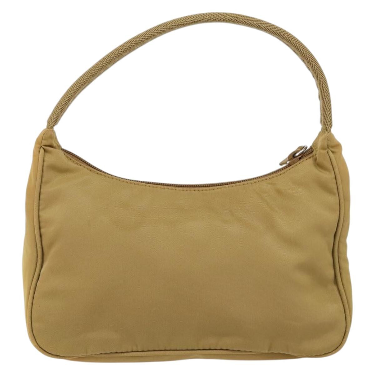 Prada Re-Edition 2000 Hobo Tessuto Beige Nylon Shoulder Bag Bag (Pre-Owned)