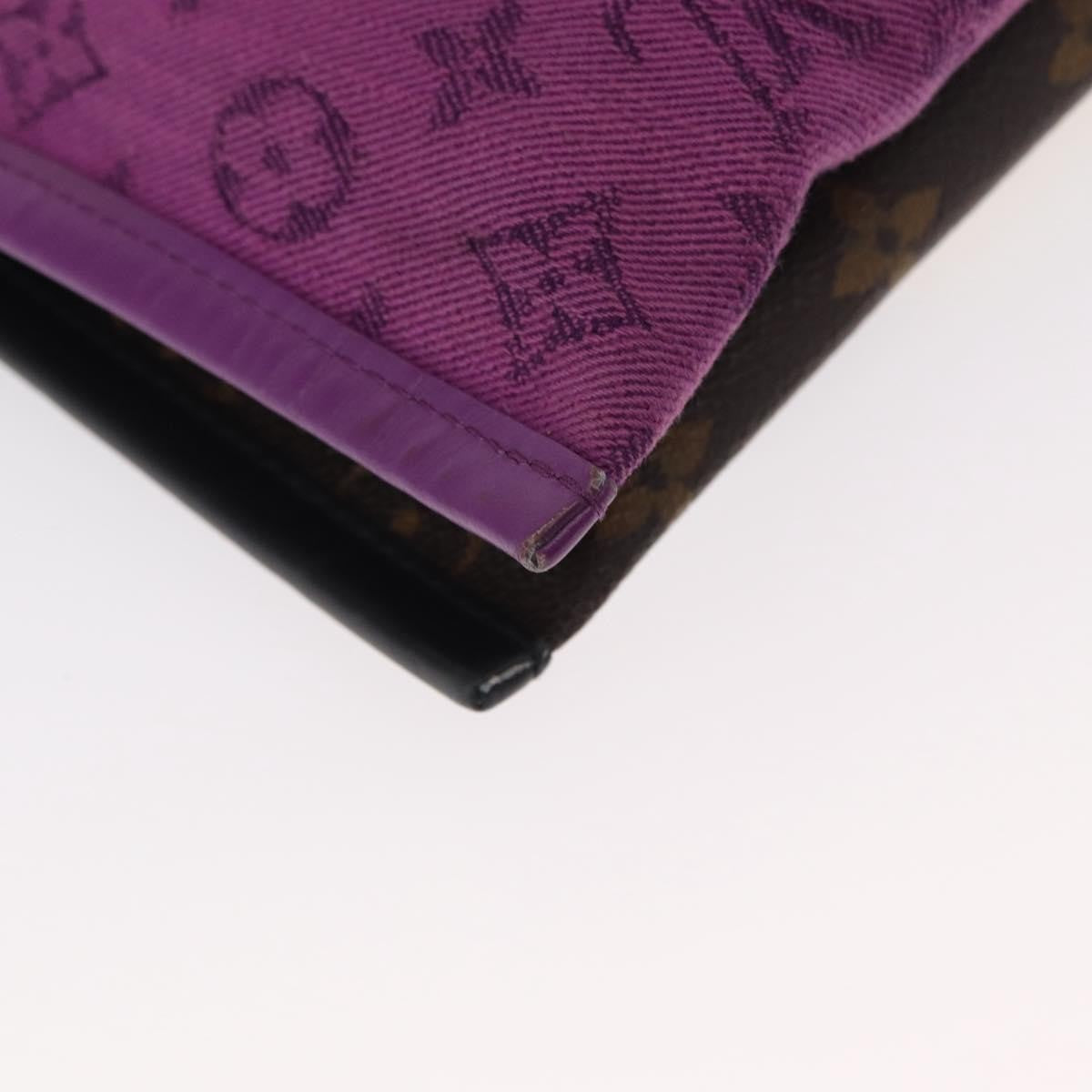 Louis Vuitton Double Flat Messenger Limited Edition Logo Story Monogram Canvas And Denim Multicolour Canvas Shoulder Bag Bag (Pre-Owned)