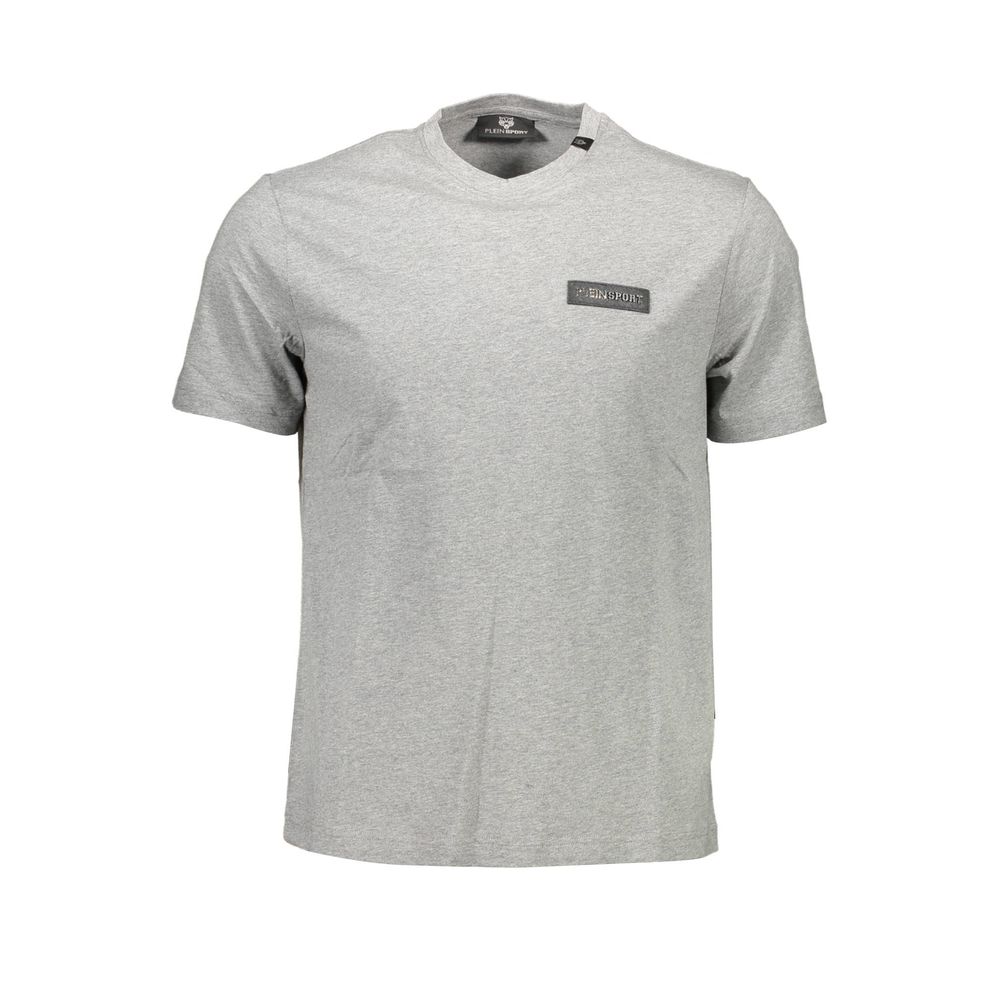 Plein Sport Grigio Cotton Men Men's T-Shirt
