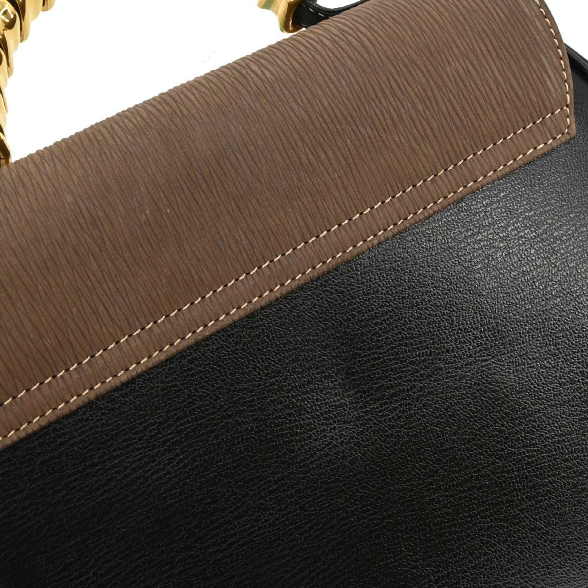 Loewe Velazquez Shoulderbag Leather Brown Leather Shoulder Bag Bag (Pre-Owned)