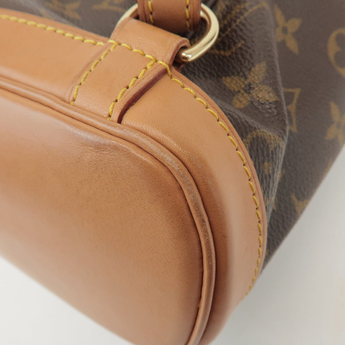 Louis Vuitton Vintage Montsouris Monogram Canvas Brown Canvas Backpack Bag (Pre-Owned)