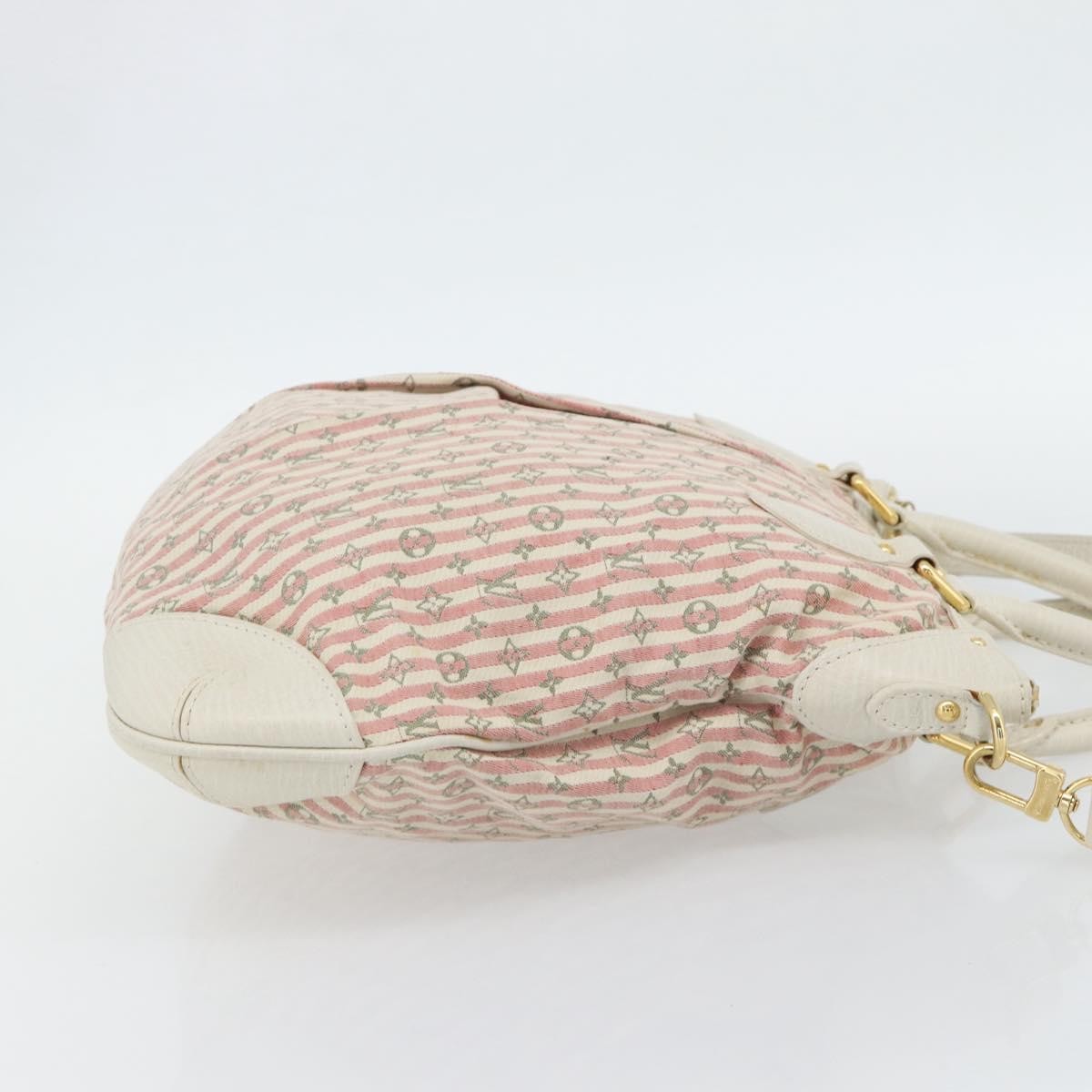 Louis Vuitton Marina Mini Lin Croisette Pink Canvas Handbag (Pre-Owned)