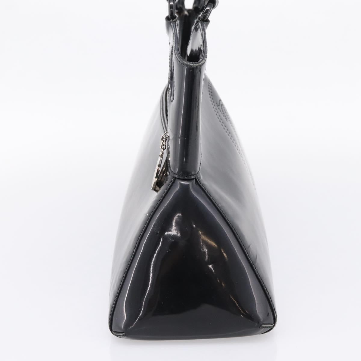 Cartier Marcello Patent Leather Black Patent_Leather Handbag (Pre-Owned)