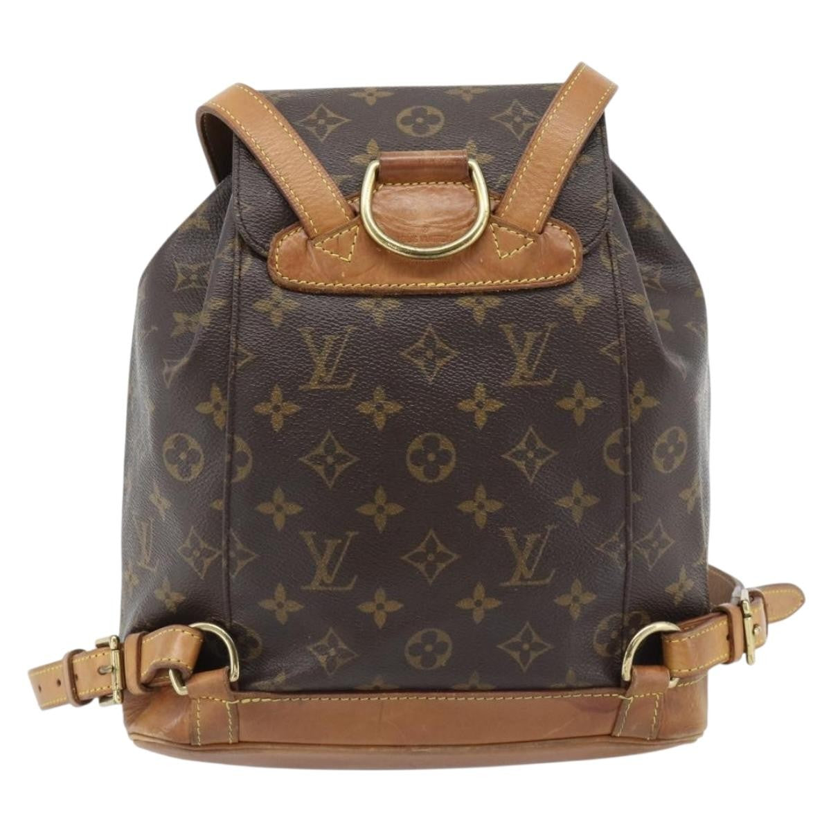 Louis Vuitton Vintage Montsouris Monogram Canvas Brown Canvas Backpack Bag (Pre-Owned)