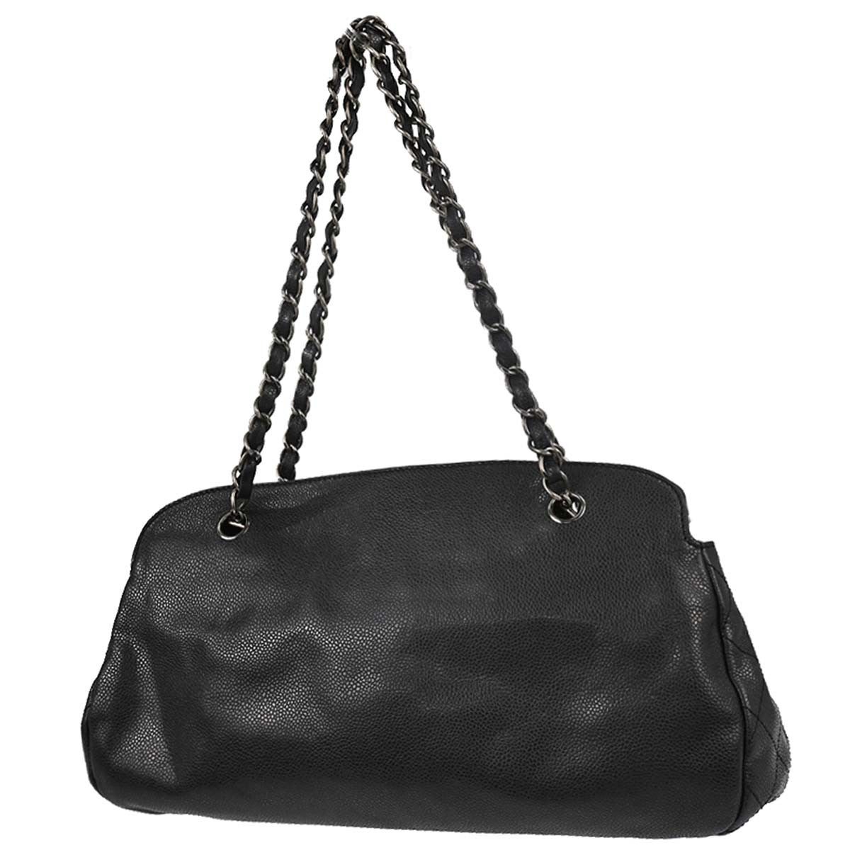 Chanel Cc Bowler Caviar Black Calfskin Shoulder Bag Bag (Pre-Owned)