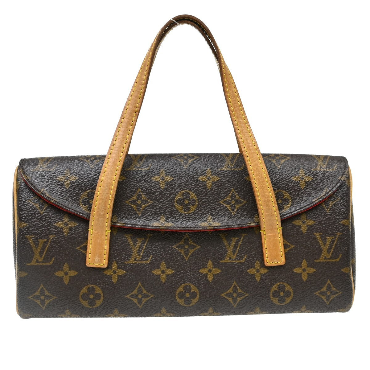 Louis Vuitton Sonatine Monogram Canvas Brown Canvas Handbag (Pre-Owned)
