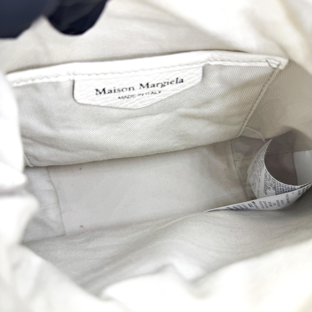 Maison Margiela 5Ac Leather White Calfskin Handbag (Pre-Owned)