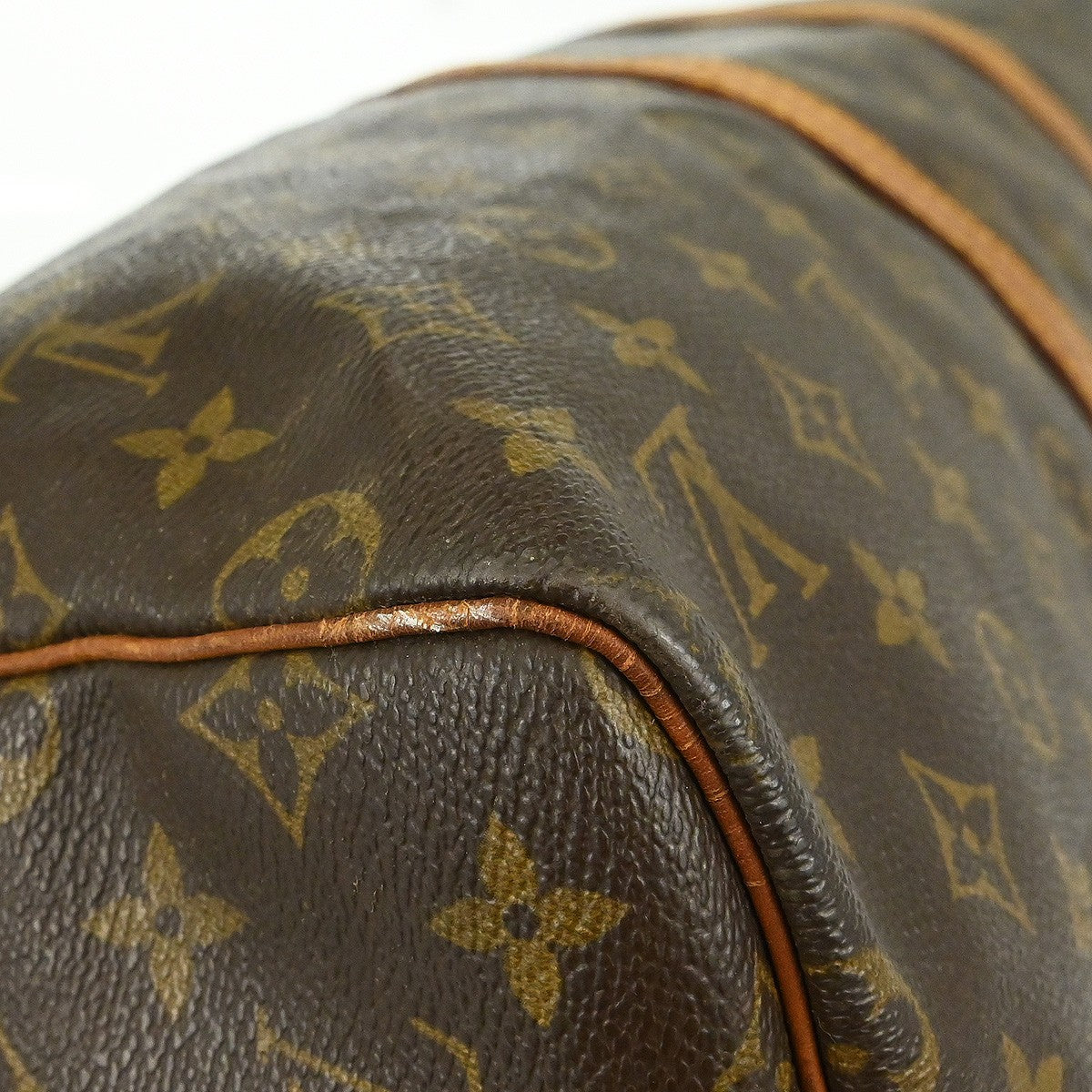 Louis Vuitton Keepall Monogram Canvas Brown Canvas Travel Bag Bag (Pre-Owned)