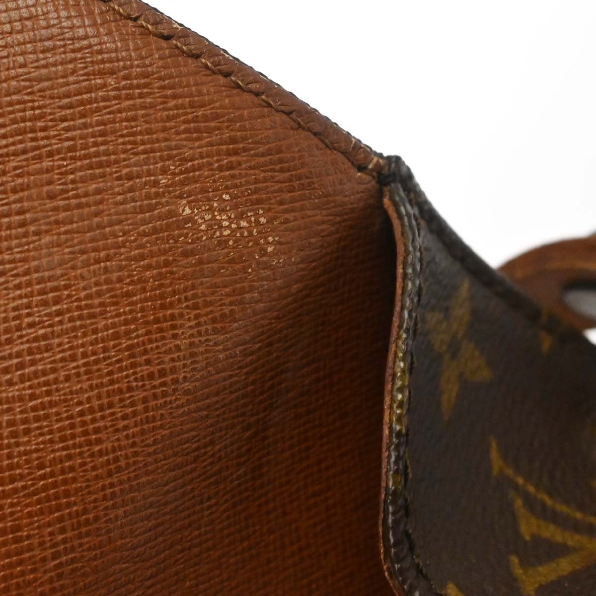 Louis Vuitton Cartouchiere Monogram Canvas Brown Canvas Handbag (Pre-Owned)