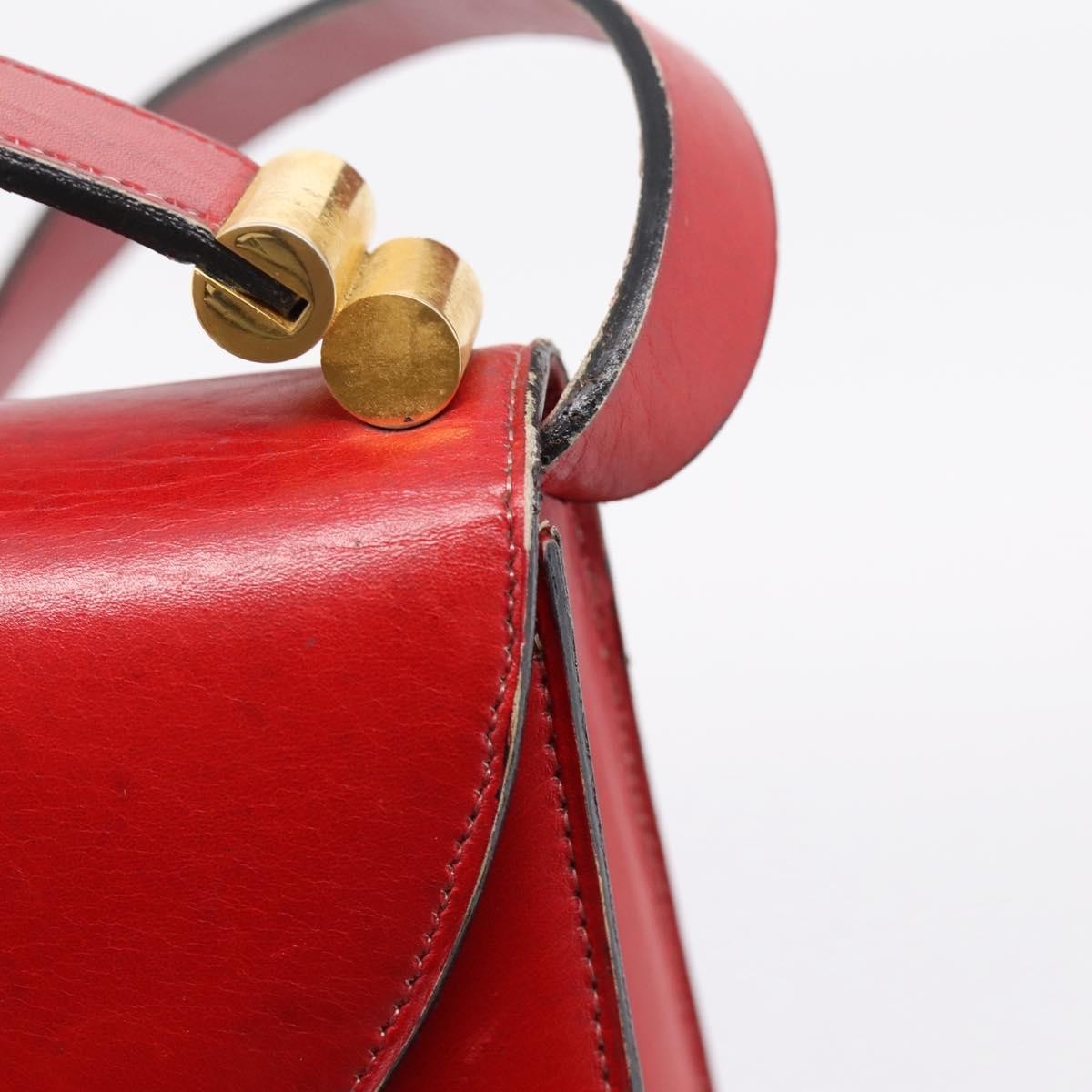 Christian Dior Handbag Leather Red Leather Handbag (Pre-Owned)