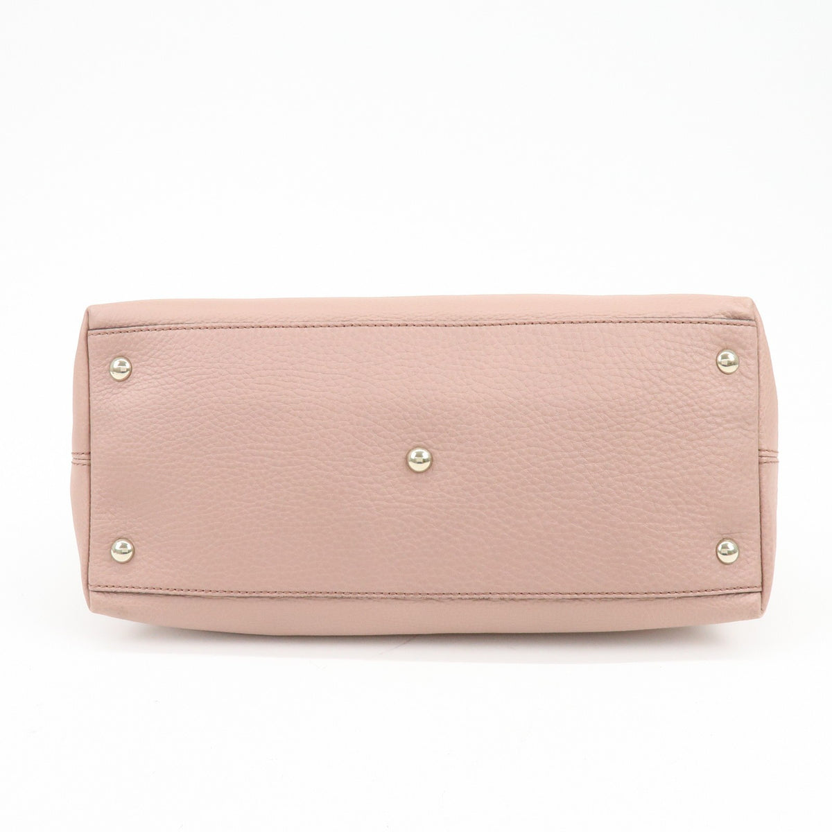 Gucci Soho Convertible Soft Top Handle Leather Pink Leather Handbag (Pre-Owned)