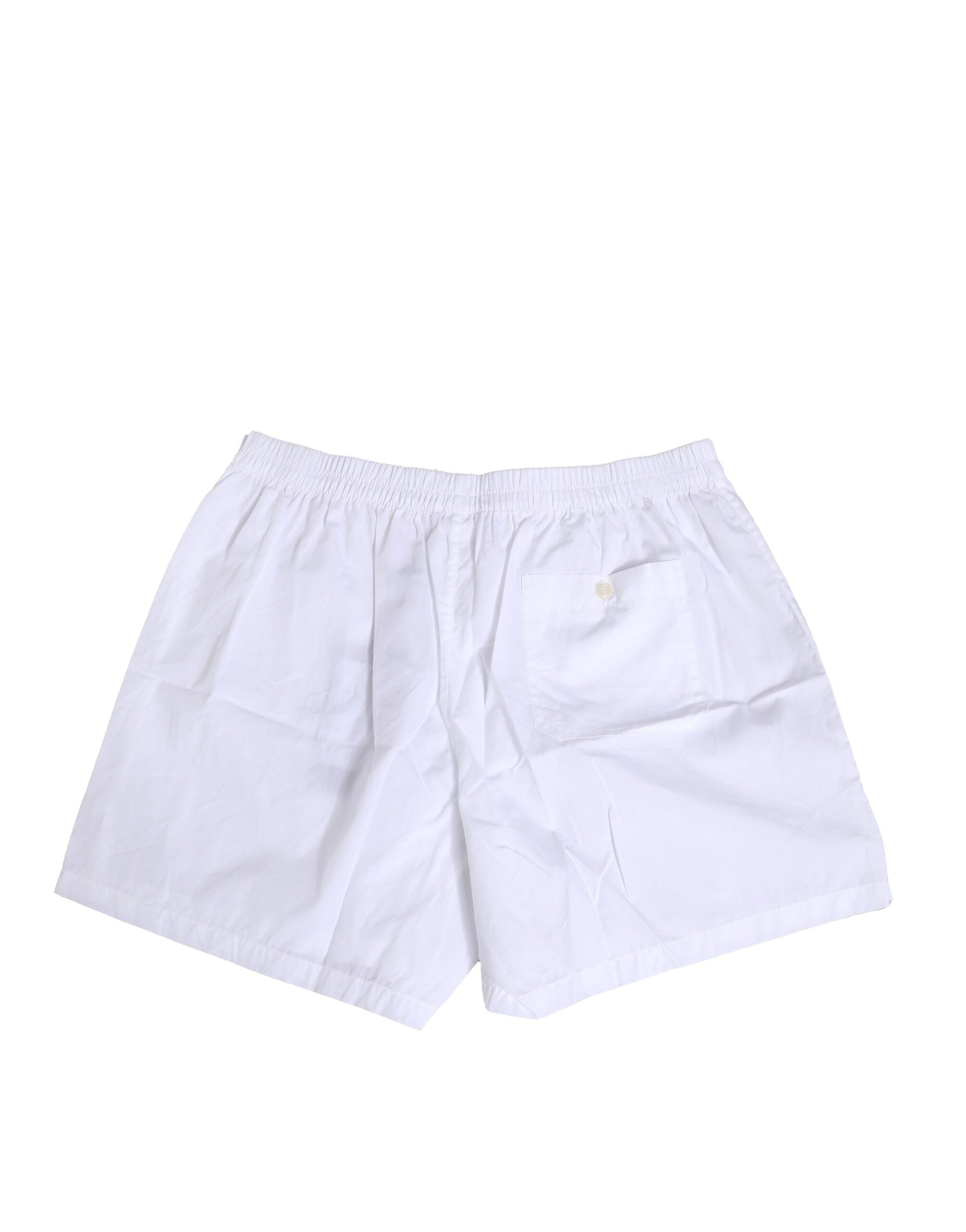 Dolce & Gabbana White Cotton Regular Boxer Shorts Men's Underwear