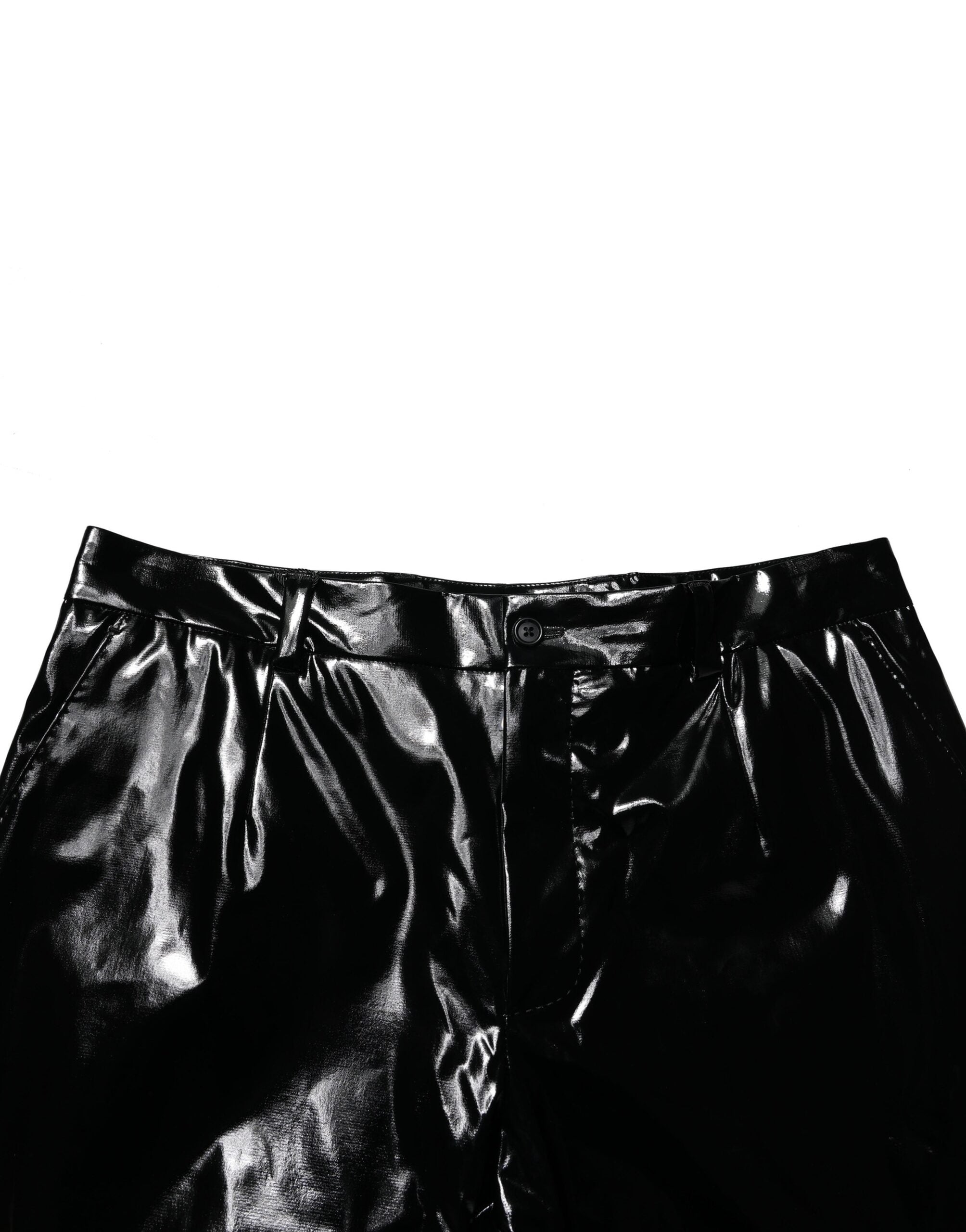 Dolce & Gabbana Black Nylon Straight Men Men's Pants
