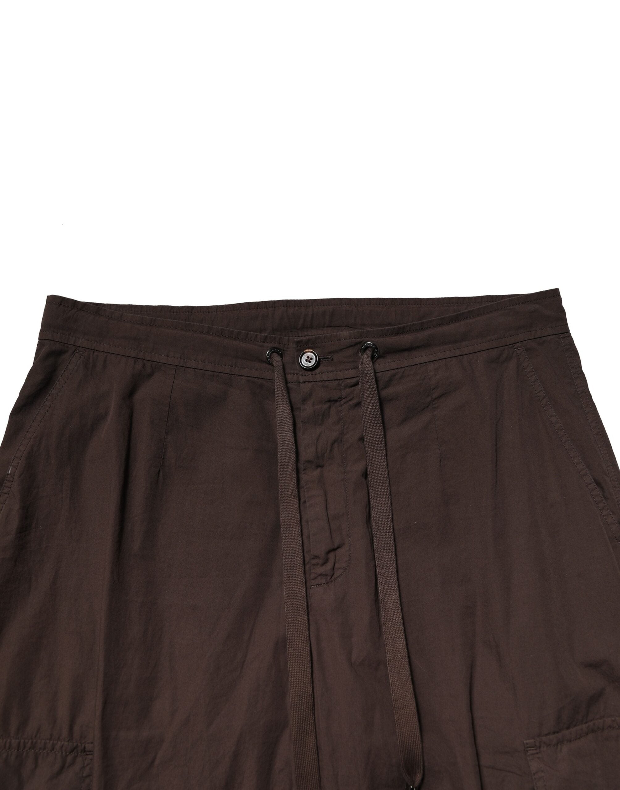 Dolce & Gabbana Brown Cotton Cargo Jogger Men Men's Pants (Pre-Owned)