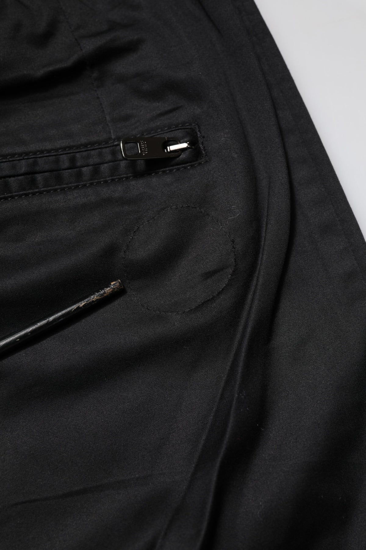 Dolce & Gabbana Black Cotton Mid Waist Jogger Men's Pants (Pre-Owned)