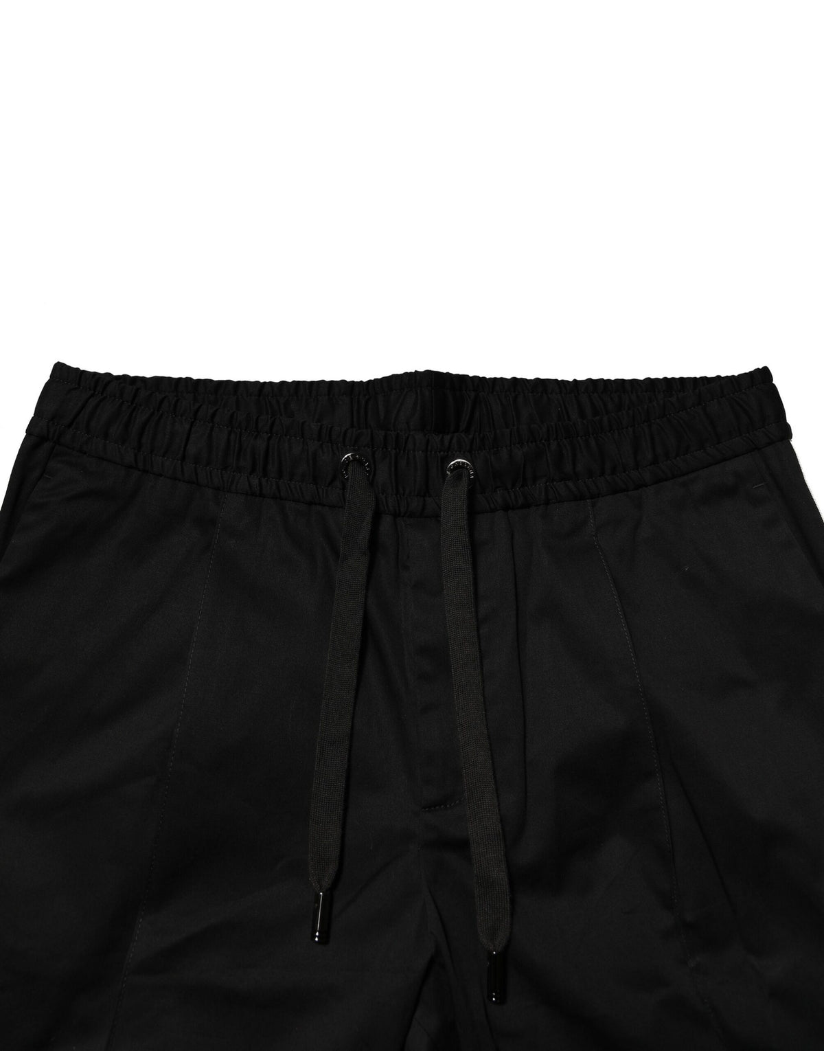 Dolce & Gabbana Black Cotton Mid Waist Jogger Men's Pants