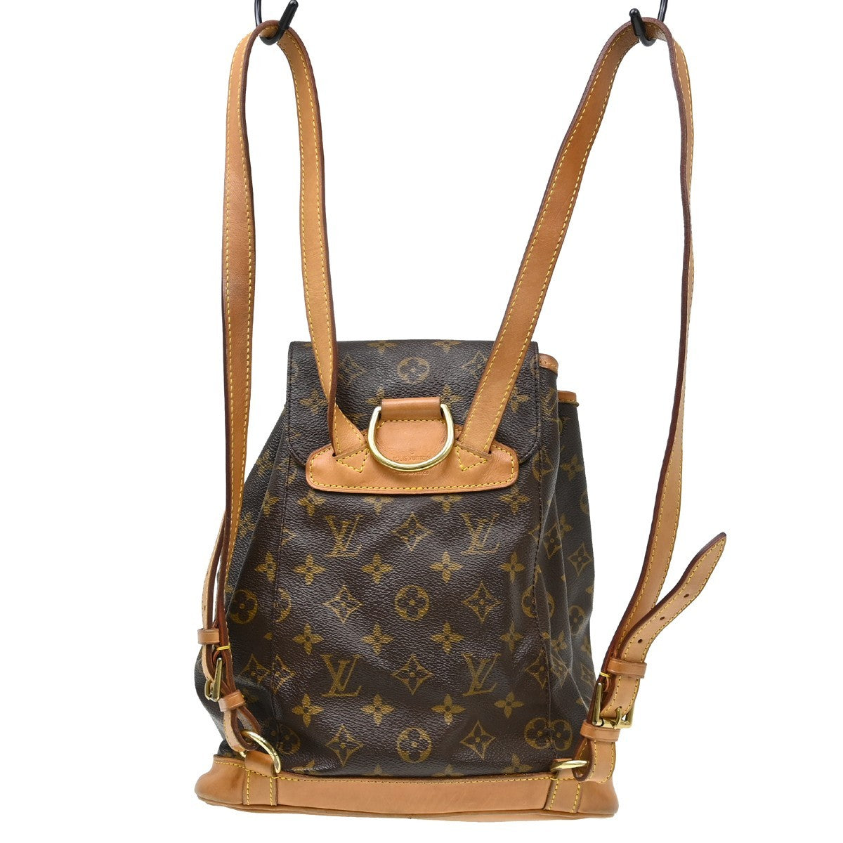 Louis Vuitton Vintage Montsouris Monogram Canvas Brown Canvas Backpack Bag (Pre-Owned)