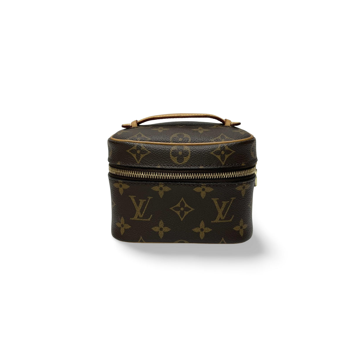 Louis Vuitton Nice Vanity Case Monogram Canvas Brown Canvas Handbag (Pre-Owned)