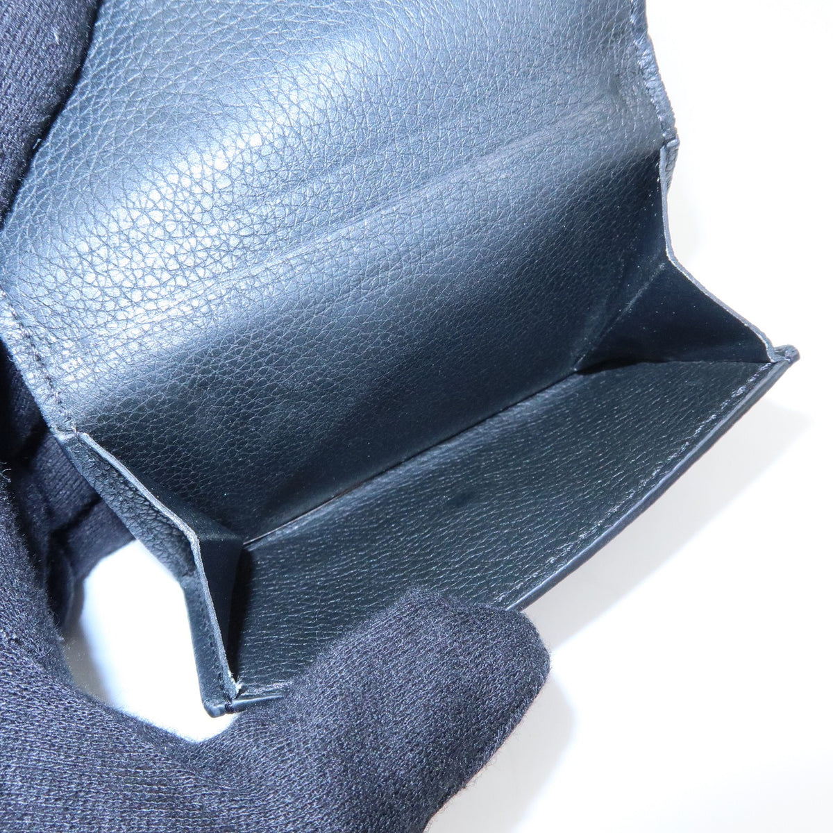 Louis Vuitton Lockmini Leather Black Leather Wallets Accessory (Pre-Owned)