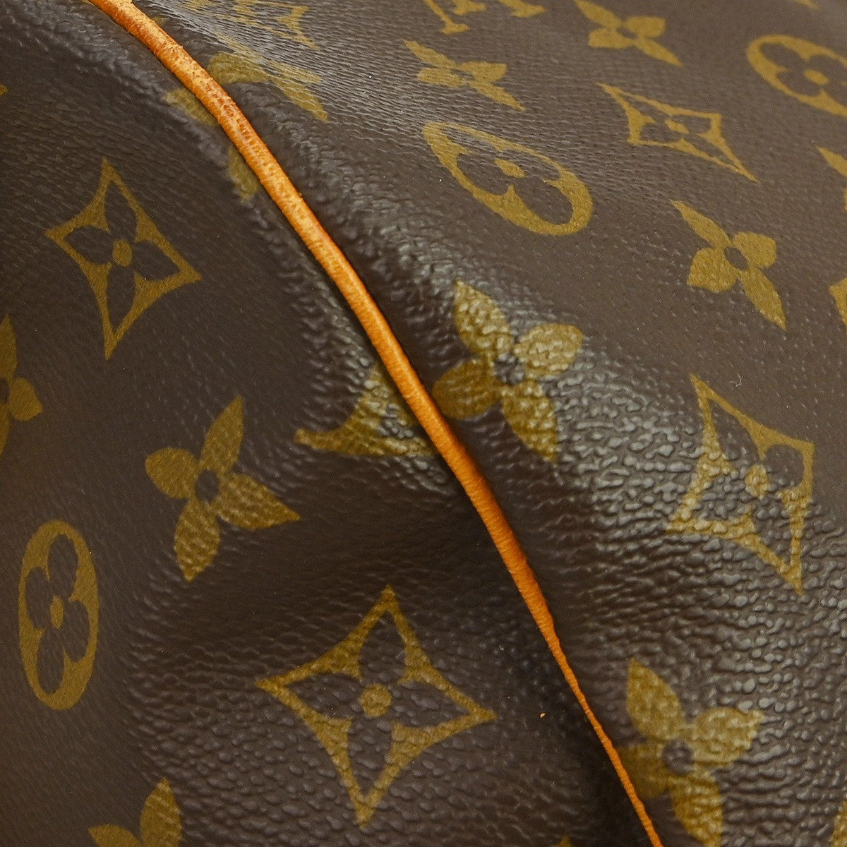 Louis Vuitton Keepall Bandouliere Monogram Canvas Brown Canvas Travel Bag Bag (Pre-Owned)