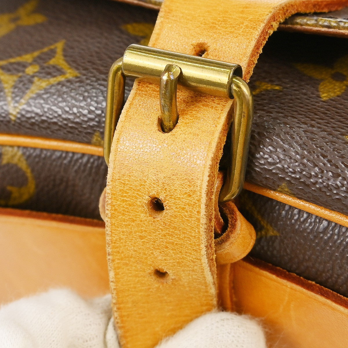 Louis Vuitton Cartouchiere Monogram Canvas Brown Canvas Shoulder Bag Bag (Pre-Owned)
