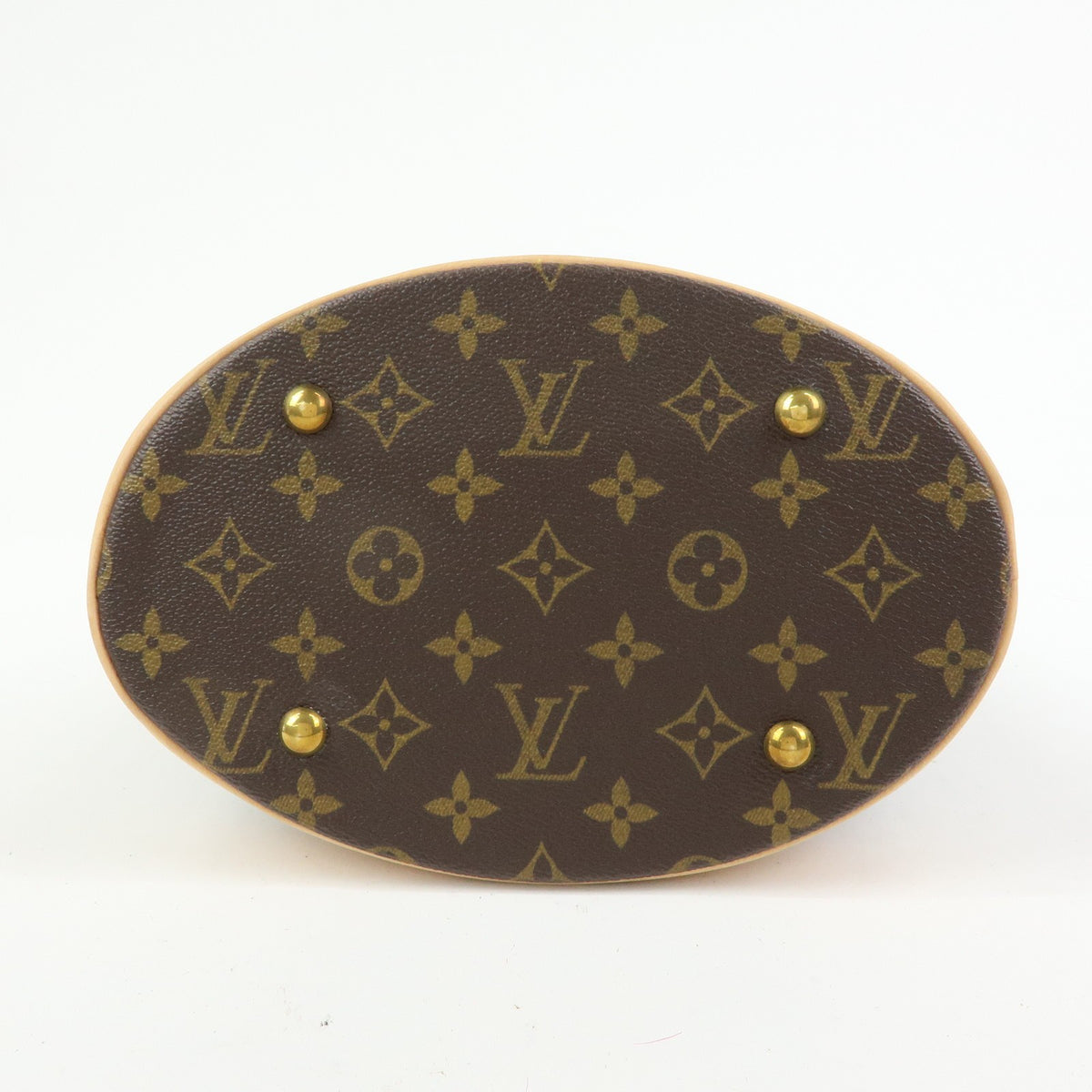 Louis Vuitton Petit Bucket Monogram Canvas Brown Canvas Handbag (Pre-Owned)
