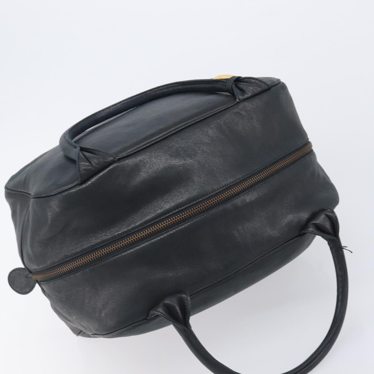 Christian Dior Handbag Leather Navy Leather Handbag (Pre-Owned)