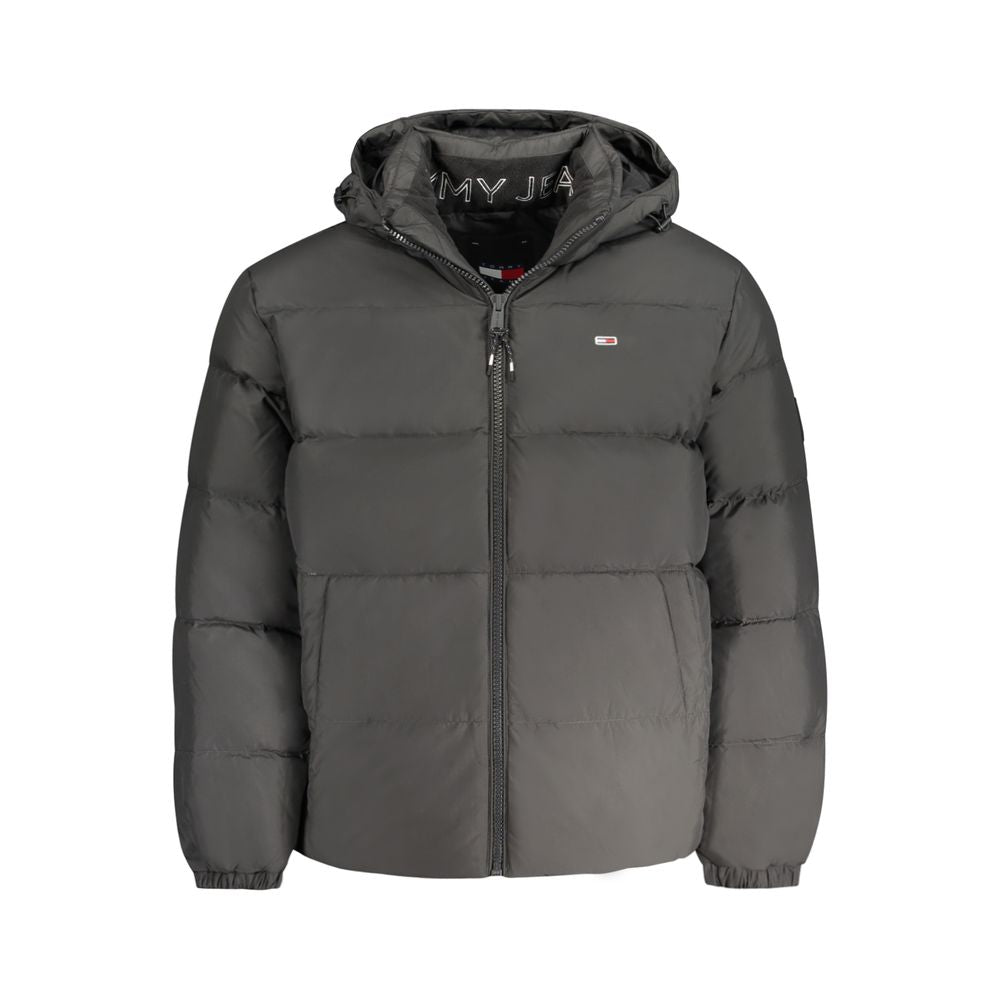 Tommy Hilfiger Black Polyester Men's Men's Jacket