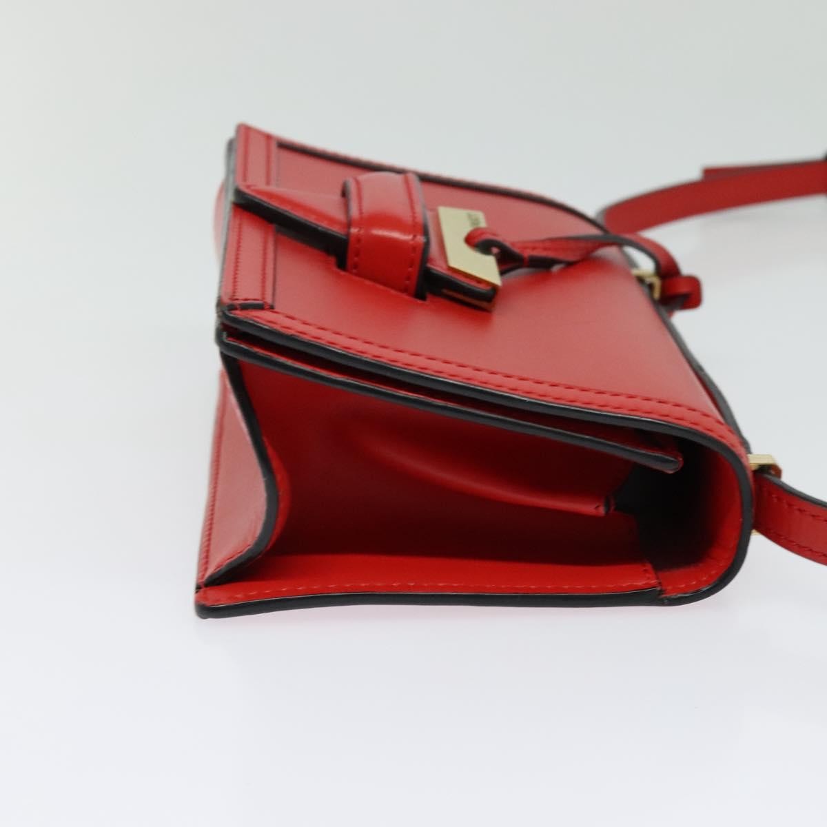 Loewe Barcelona Leather Red Leather Shoulder Bag Bag (Pre-Owned)