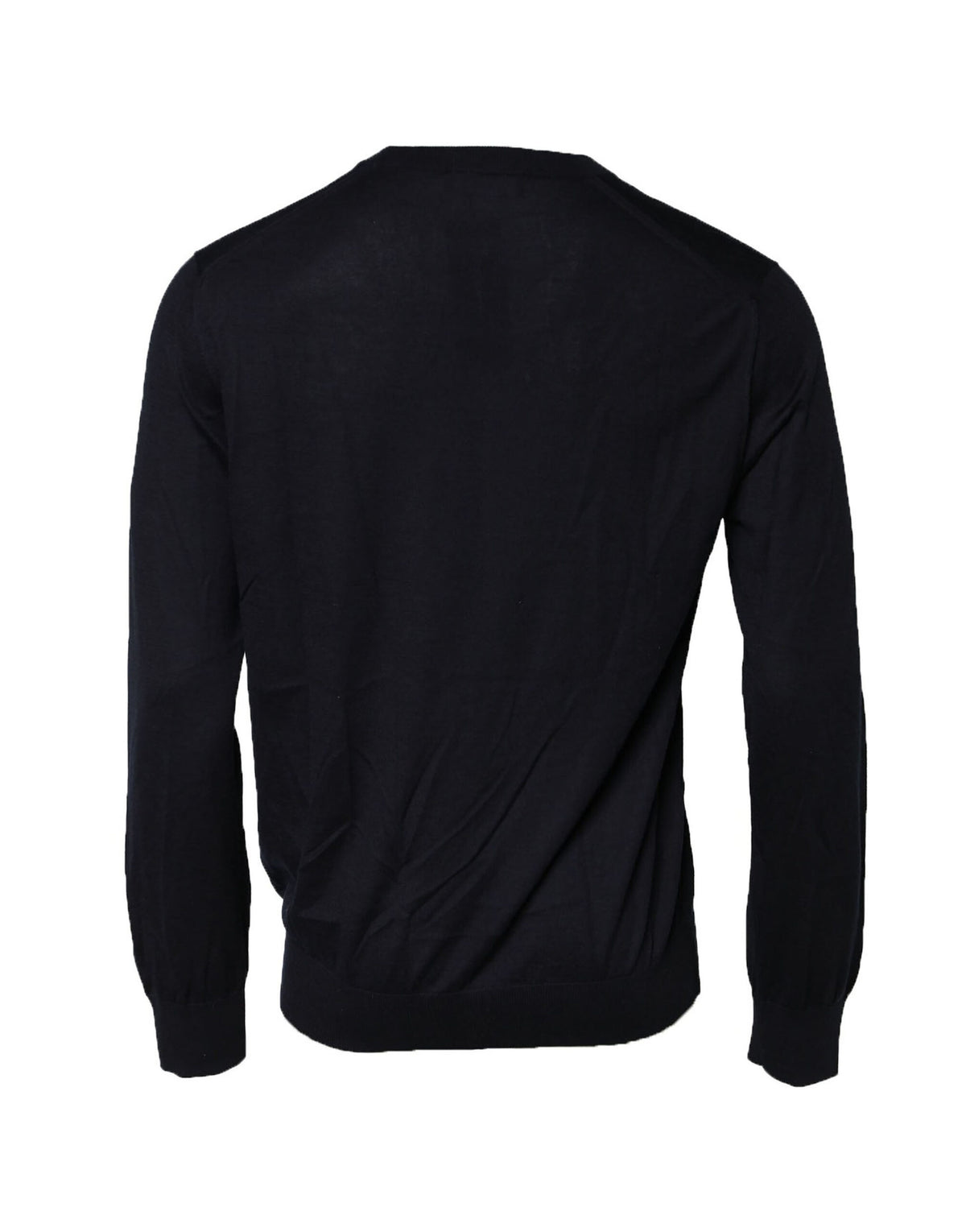 Dolce & Gabbana Black Long Sleeve CrewNeck Pullover Men's Sweater (Pre-Owned)