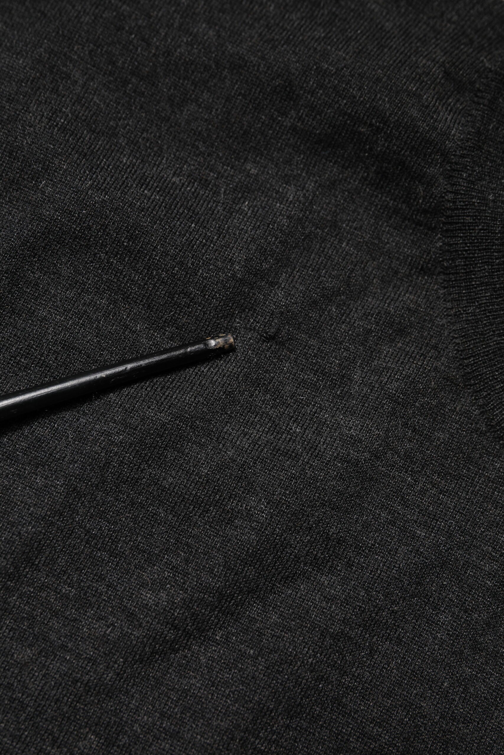 Dolce & Gabbana Gray Long Sleeve Crew Neck Pullover Men's Sweater (Pre-Owned)