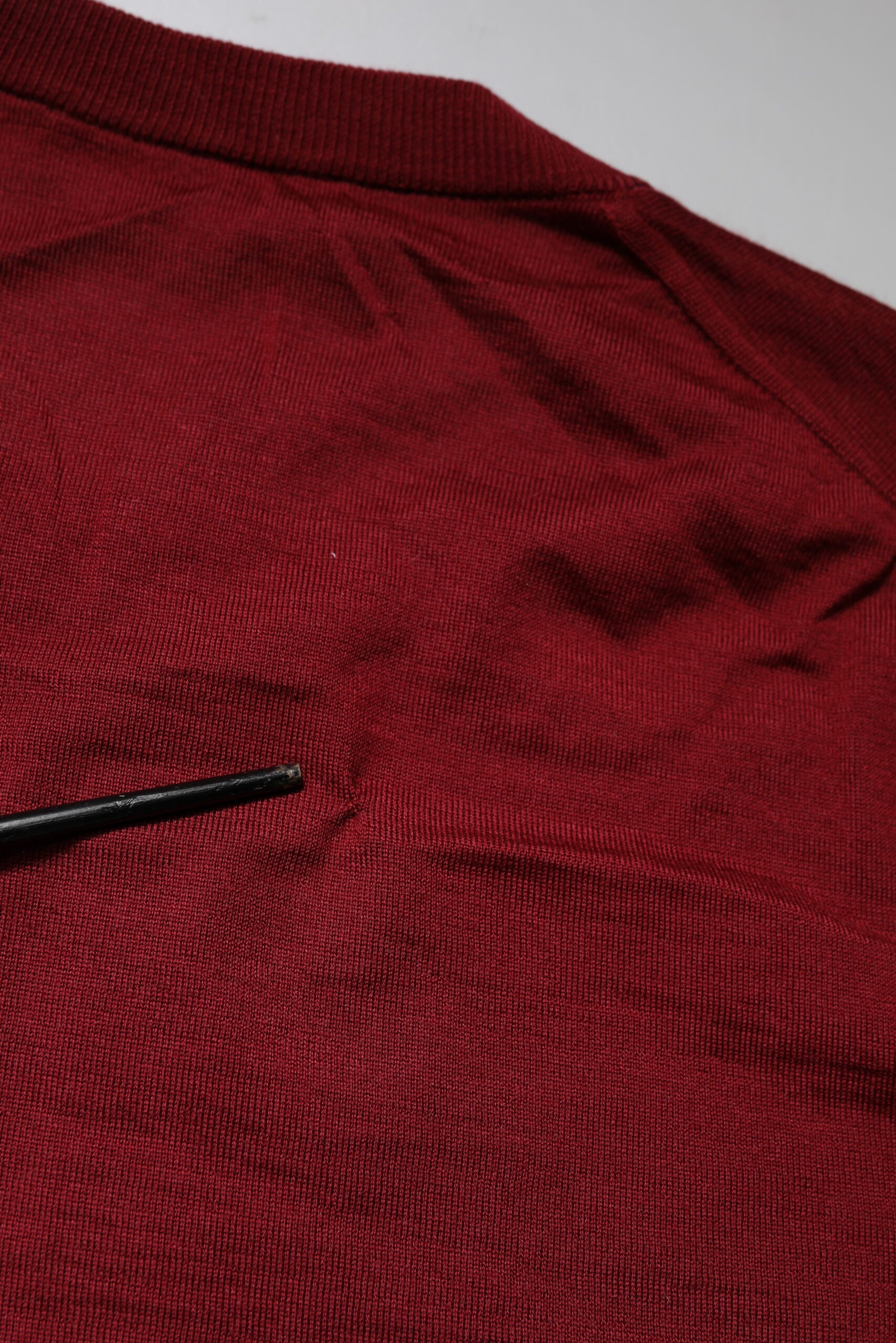 Dolce & Gabbana Maroon Cashmere Crew Neck Sweatshirt Men's Sweater (Pre-Owned)