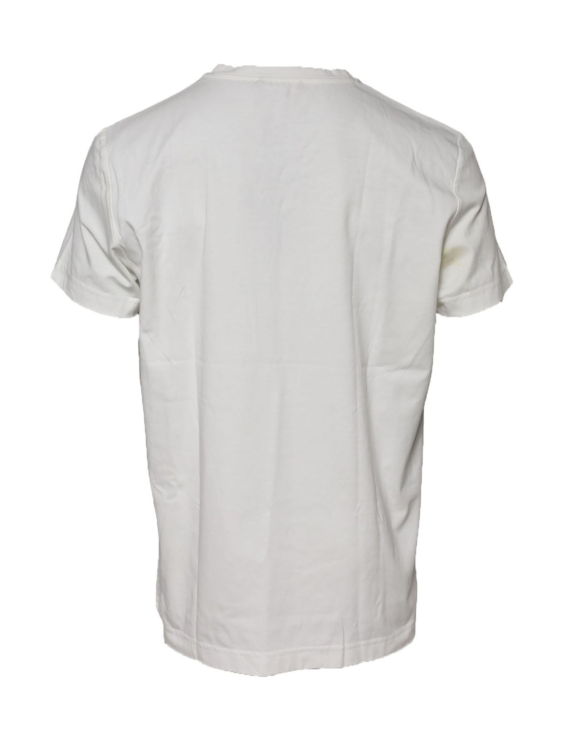 Dolce & Gabbana White Bandana Crew Neck Short Sleeves Men's T-shirt (Pre-Owned)