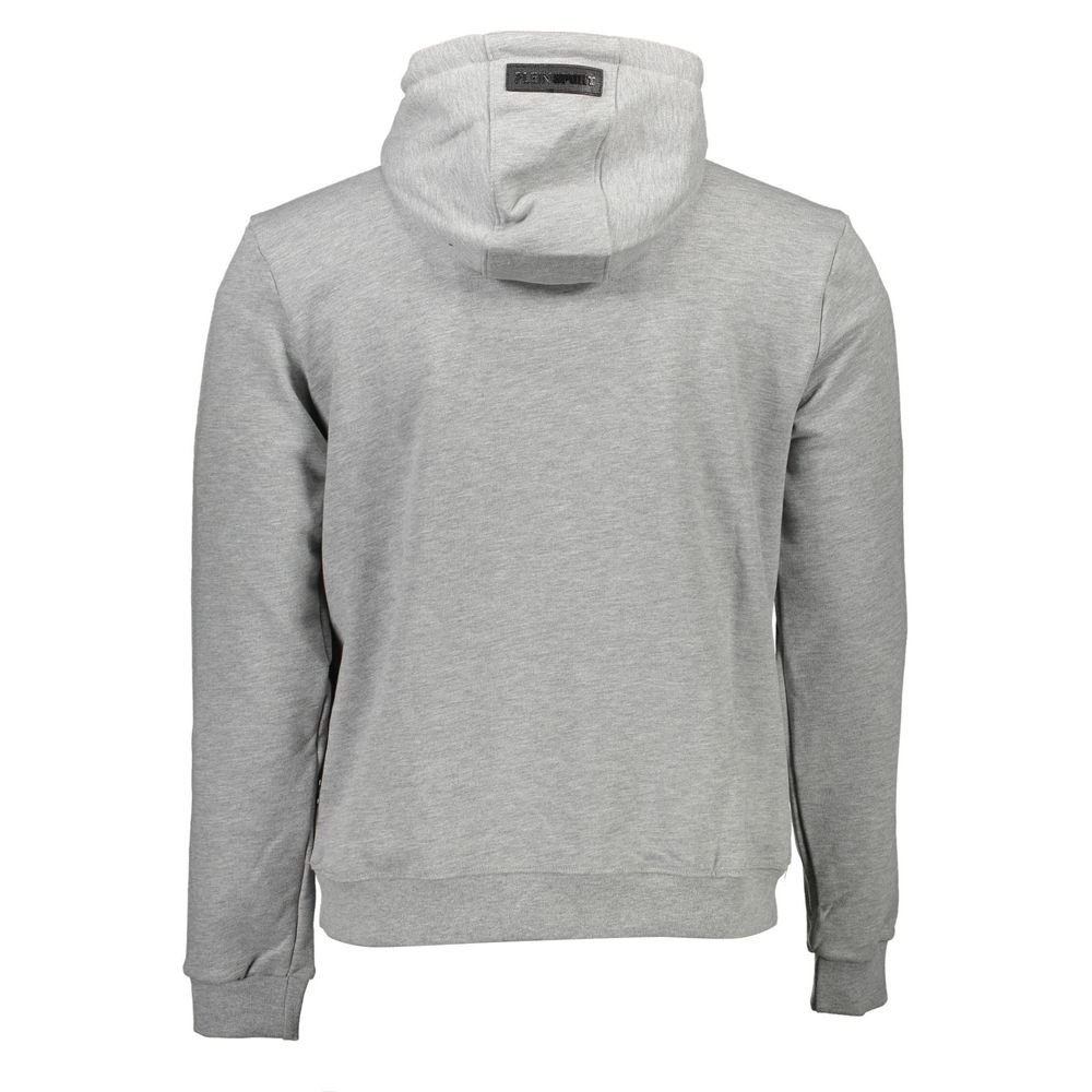 Plein Sport Grigio Cotton Men Men's Sweatshirt