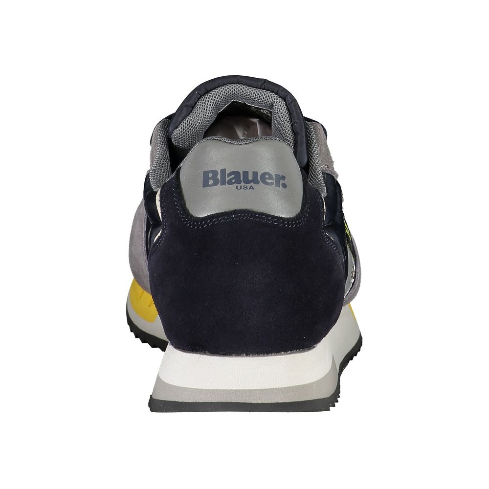 Blauer Blue Leather Men Men's Sneaker