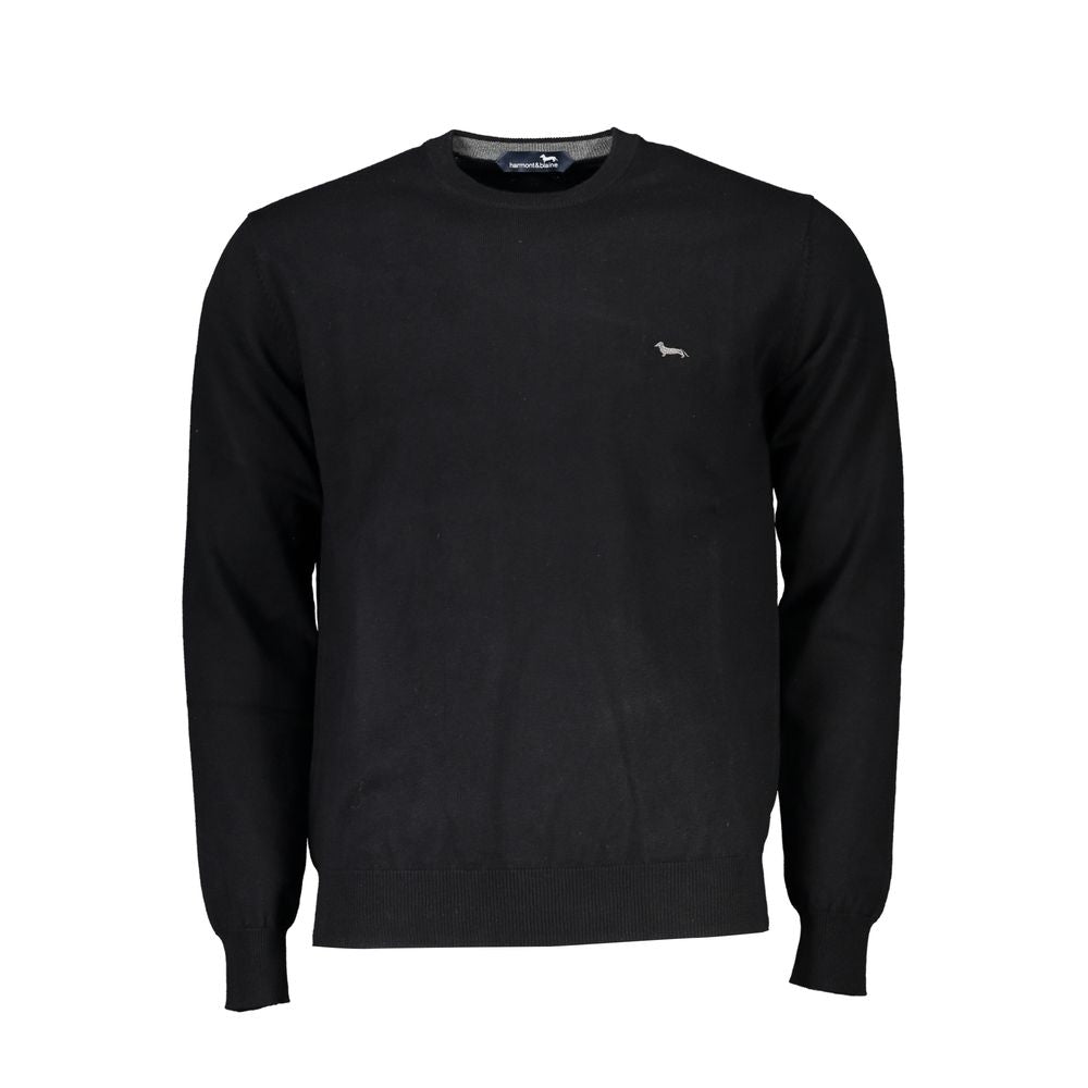 Harmont & Blaine Black Cotton Men Men's Sweater