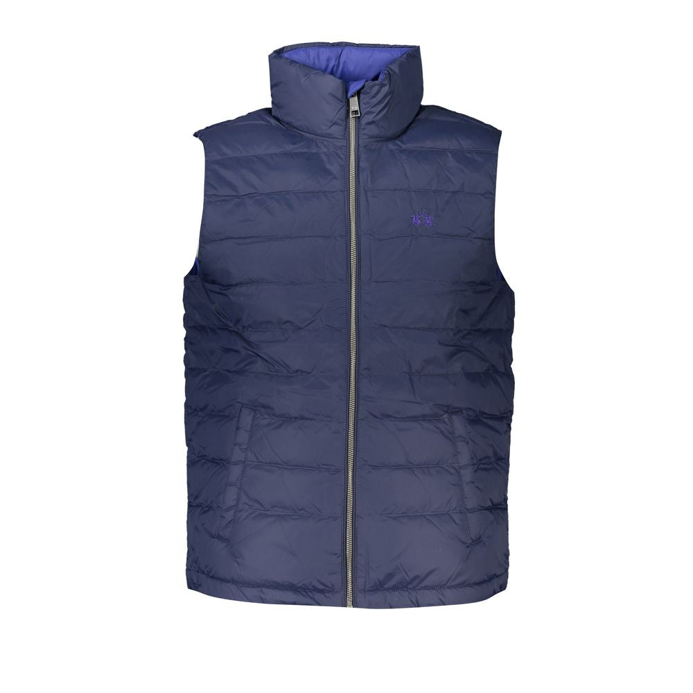 La Martina Blu Poliammide Men Men's Vest
