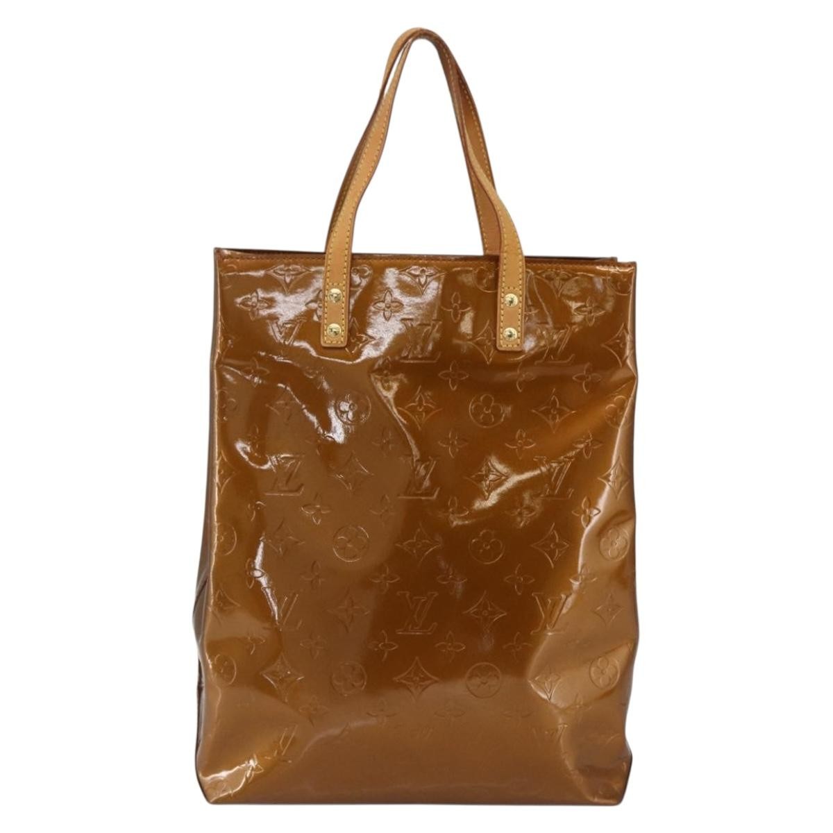 Louis Vuitton Reade Monogram Vernis Brown Patent_Leather Tote Bag Bag (Pre-Owned)