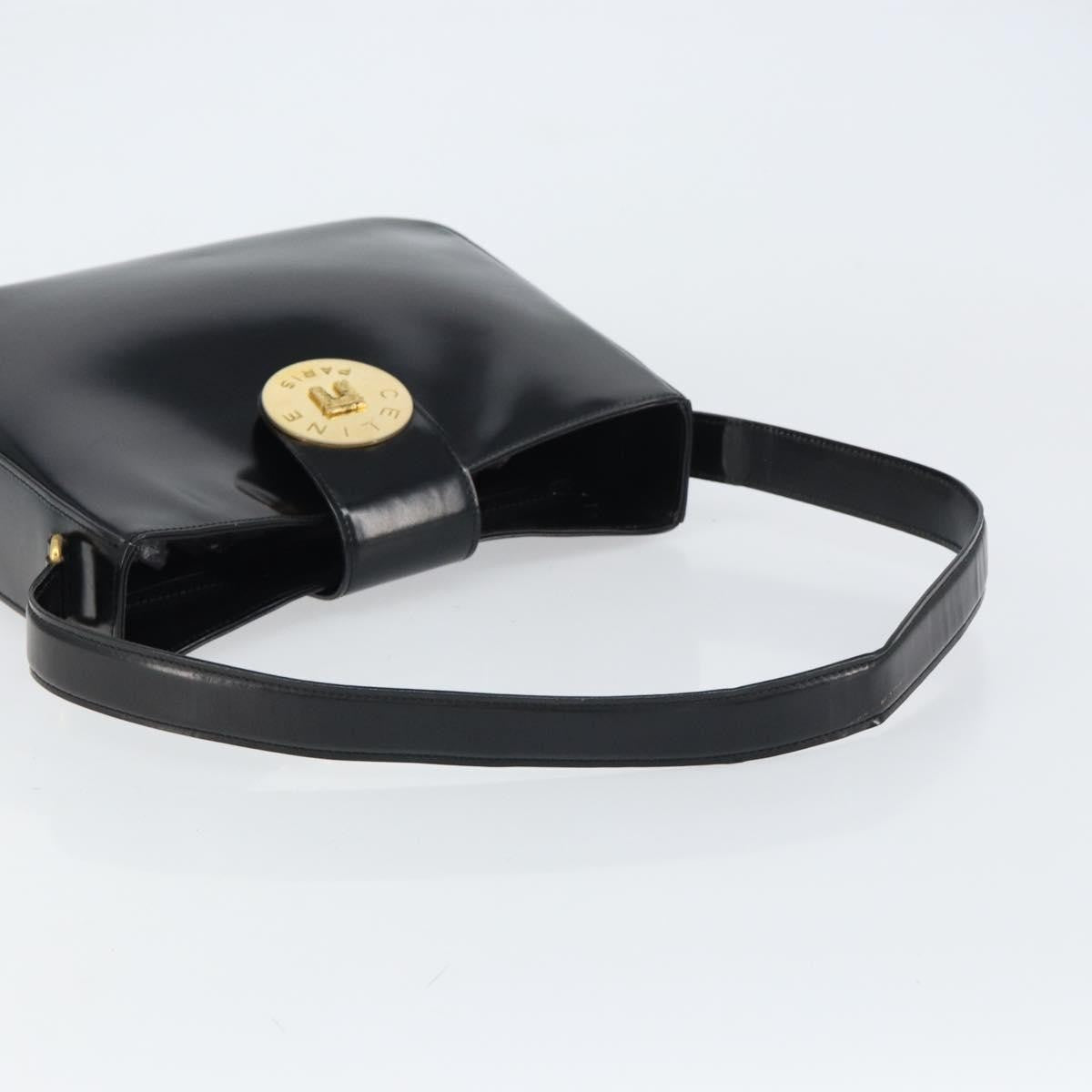 Celine Handbag Patent Leather Black Patent_Leather Handbag (Pre-Owned)