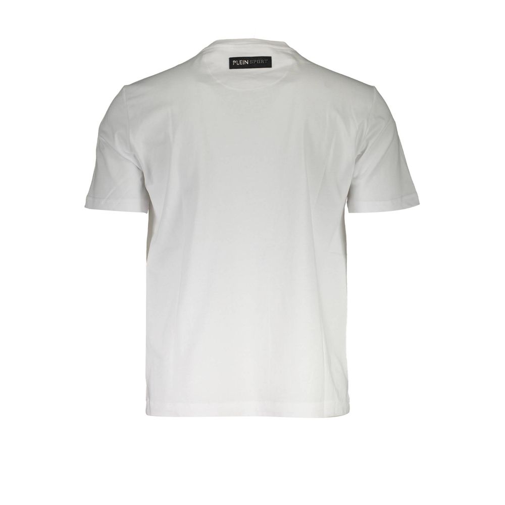 Plein Sport White Cotton Men Men's T-Shirt